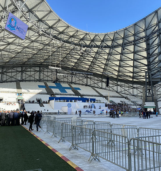 Marseille – Stade Orange Vélodrome – Messe du Pape François – 2023